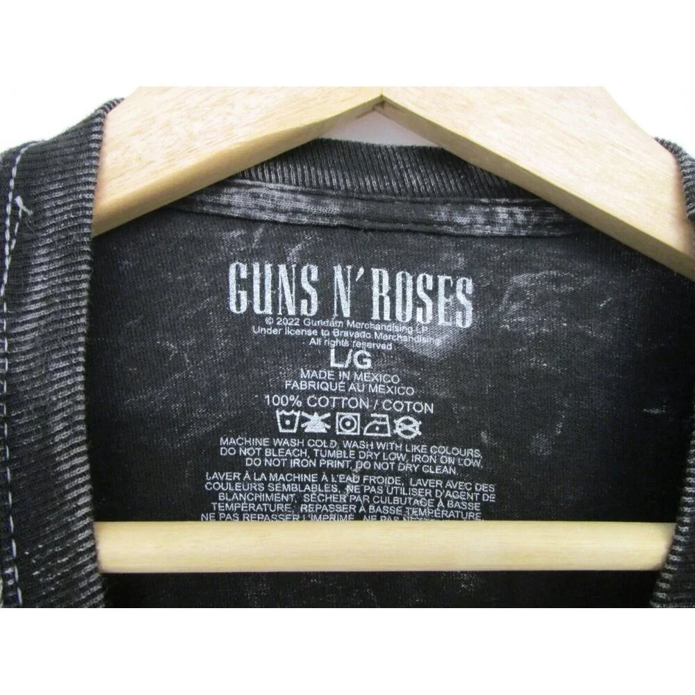 Guns N' Roses Long Sleeve Men Large Graphic Gray T-Shirt - 100% Cotton - NWOT - Picture 8 of 13
